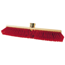 Balai pvc rouge mat 60 cm sans manche
