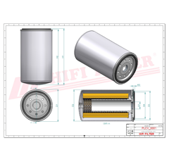 Filtre à gasoil adaptable HIFI FILTER SN5052