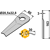 Couteau pour faucheuse TAARUP 56 110 200 adaptable - Blacksteel©