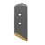 Pointe droite pour charrue GRÉGOIRE & BESSON 010784 adaptable carbure