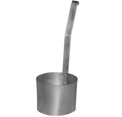 Gobelet cylindrique 1 litre en aluminium avec manche - KAMER