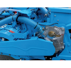 Gaine Polyuréthane renforcée spiralé PVC Bleue - Spécial semoir - 25m