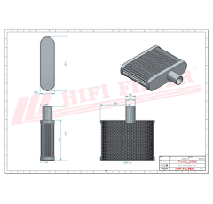 Filtre hydraulique adaptable HIFI FILTER SH630035