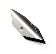 Pointe de Billonneur avec plaquettes carbure et renfort acier GRIMME 8901966 adaptable