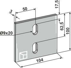 Rascador Ø 9 x 20 mm para para rodillo packer LELY 1.1645.9000.0 adaptable