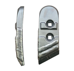 Pointe Gauche carbure, rechargement pour charrue DURO 6431 adaptable