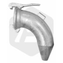 Diff. coude galva 90° raccord femelle adaptable