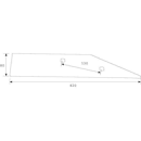 Anlagenplatte wendbar für Pflug RABE VP-2020 27080702 original