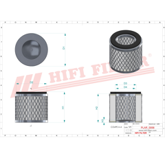 Filtre à air primaire adaptable HIFI FILTER SA11840