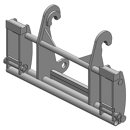 Interface pour télescopique CATERPILLAR/CLAAS TARGO adaptable