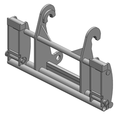 Interface pour télescopique CATERPILLAR/CLAAS TARGO adaptable