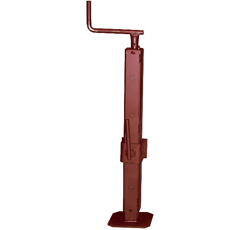 Bequille avec fixation et reglage carré 0,4 T adaptable