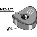 Ecrou pour andaineur KUHN 57702200 adaptable - BlackSteel©