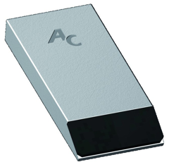 Bec à souder AGRICARB 160 x 70 x 20 mm pour déchaumeur adaptable