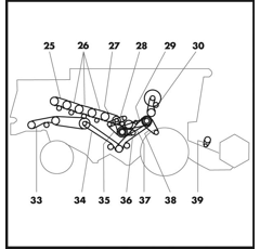 Courroie trapézoïdale pour moissonneuse CLAAS 0005066712 adaptable