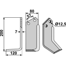 Fräsmesser - links BRE09L Breviglieri by Muzzi