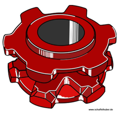 Taschenrad Ø135 Pöttinger Nachbau 696607