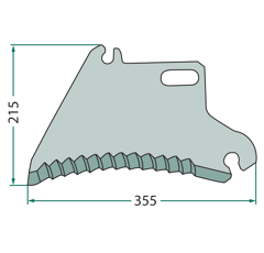 Couteau MENGELE 02-101415 adaptable