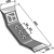 Soc 445 x 14 mm pour cultivateur adaptable