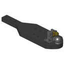 Tragplatte Kugel 80 Lagerbock 00.111.55.0,New-Holland T7500, TVT, Schwarz      