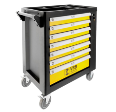 Werkstattwagen, 7 Schubladen, 246-teilig