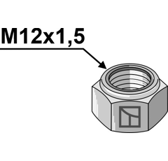 Selbstsichernde Mutter M12x1,5
