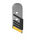 Wechselspitze für Pflug rechts AGRICARB 230 mm GOIZIN 010734 Nachbau