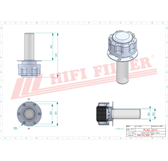 Filtre d'aération adaptable HIFI FILTER TCO500
