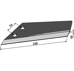 Aileron de rechange gauche 36812 adaptable - BlackSteel©