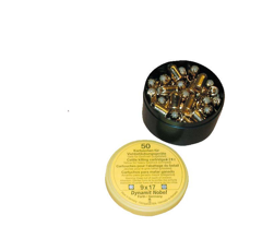 Kartusche Kal. 9x17 a 50 Stück gelb