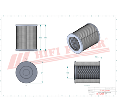 Filtre hydraulique adaptable HIFI FILTER SH59045