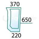 Pare-brise G. pour machine agricole NEW HOLLAND 82011531 adaptable