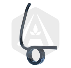 Dent droite 35 x 35 x 620 mm pour cultivateur adaptable