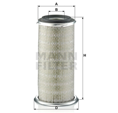 MANN  Luftfiltereinsatz C18267