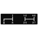 Symbole pour levier pour tracteur JOHN DEERE 640L35520 | L35520