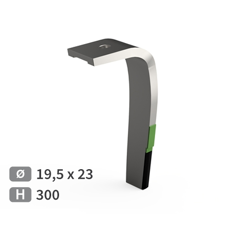 Dent de herse rotative Droite 2 plaquettes carbure ALPEGO MKOA00288 adaptable