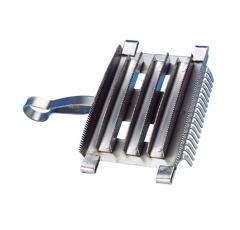 Étrille tout métal pour bovins 21 x 17,5 cm - KAMER