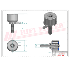 Filtre d'aération adaptable HIFI FILTER FS368