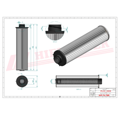 Filtre hydraulique adaptable HIFI FILTER SH66345