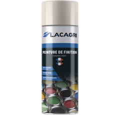 Peinture de finition Blanc créme UNIVERSEL aérosol 400ml| LACAGRI