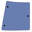 Vitre droite pour tracteur MASSEY FERGUSON 3804666M2 adaptable