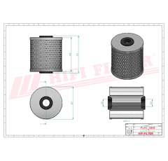 Filtre hydraulique adaptable HIFI FILTER SH630153