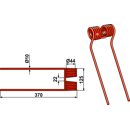 Dent de fenaison pour faneuse CLAAS 9568151 adaptable - BlackSteel©