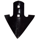 Soc patte d'oie 2 trous 150 x 5 mm pour bineuse adaptable