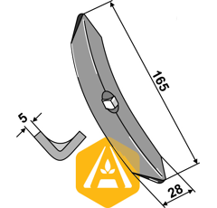 Schar 165 x 28 mm – universell