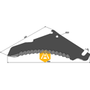 Ladewagenmesser BERGMANN B021011 Nachbau