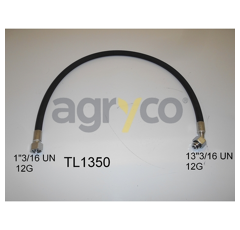 Tuyau hydraulique avec raccords pour téléscopique MANITOU 248307 adaptable