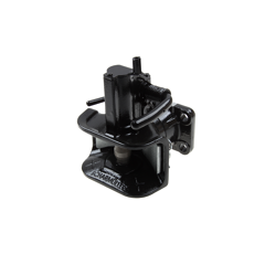 Flanschzugmaul automatisch, 140x80 mm, Ø 38 mm Schwarz Scharmüller