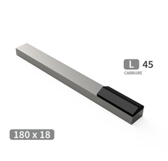 Mise à souder 1 plaquette carbure avec manchon TOUTES MARQUES 180x18 mm adaptable