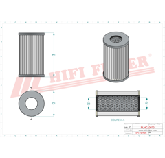 Filtre hydraulique adaptable HIFI FILTER SH74177SP